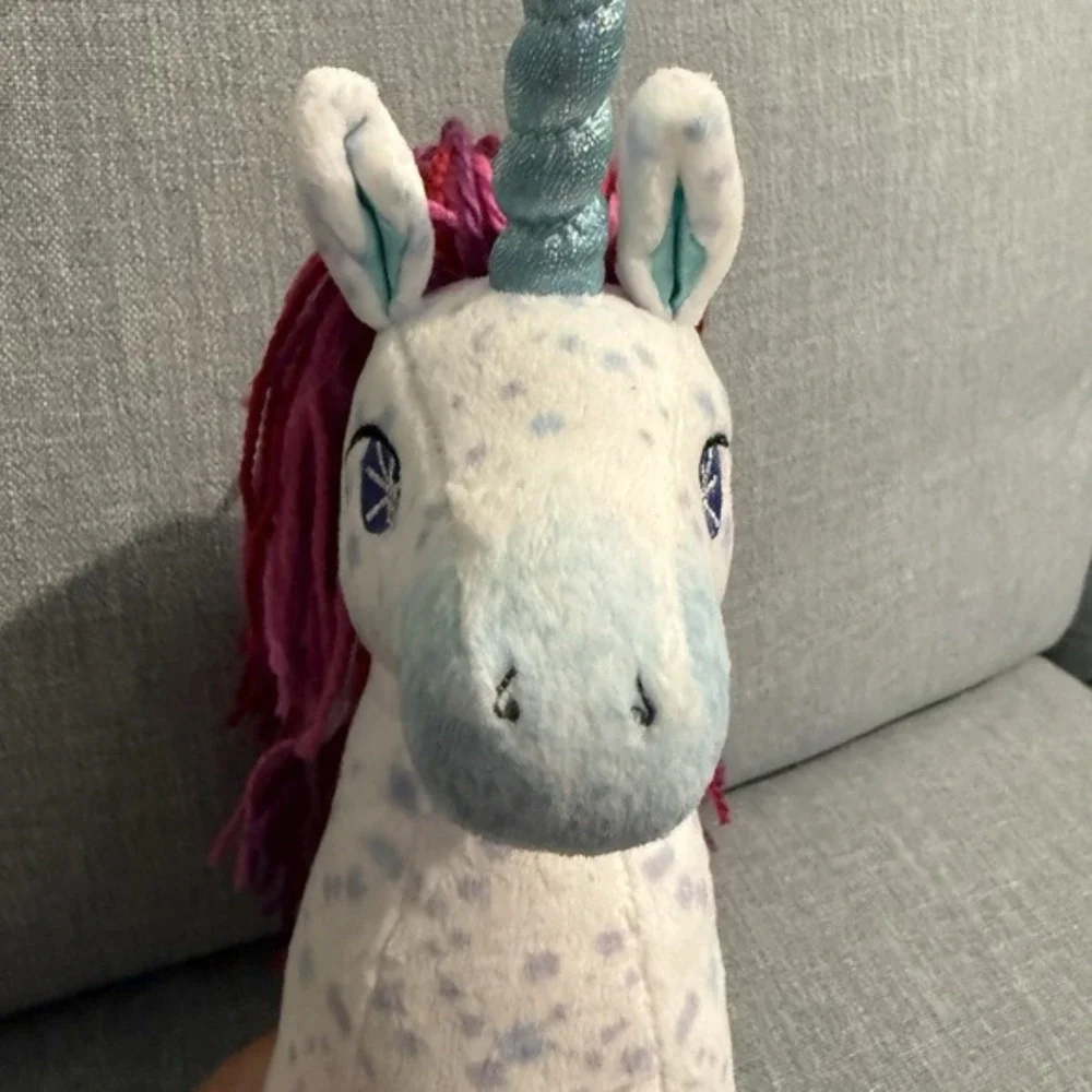 Uni the Unicorn Plush Stuffed Animal with Yarn‎ Hair 2019